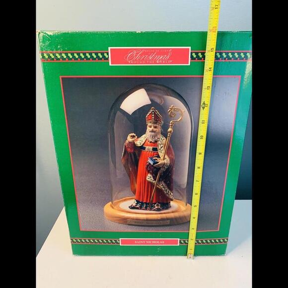 NIB 1994 House of Lloyd Saint Nicholas Christmas Around the World Lighted New - Picture 4 of 10